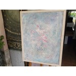 Голяма картина масло на фазер, абстракция - 3643 - KA01